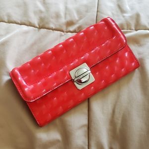 Marc Jacobs Red Continental Big Wallet